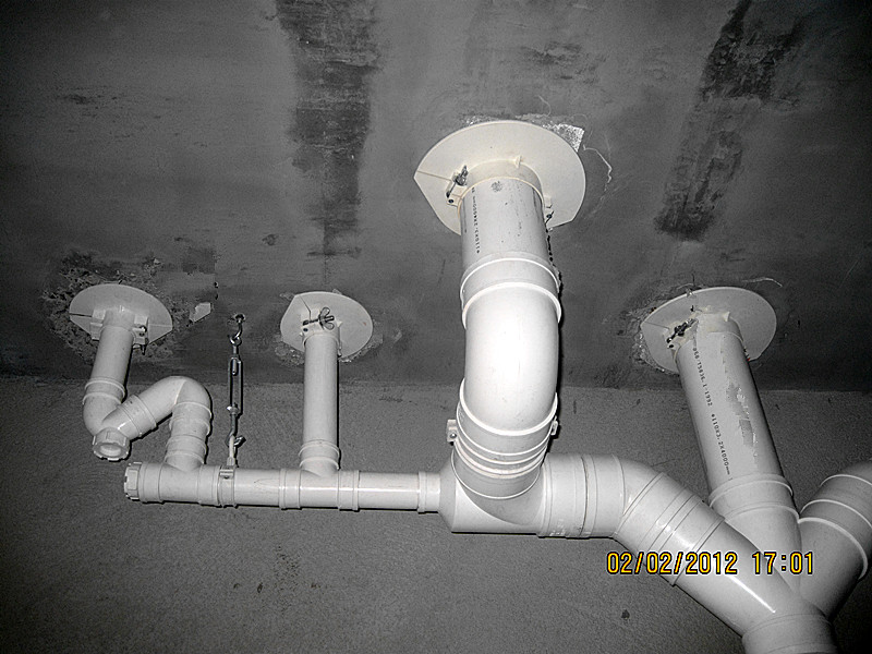 新建樓房預留洞管道安裝封堵吊模板（堵洞卡）