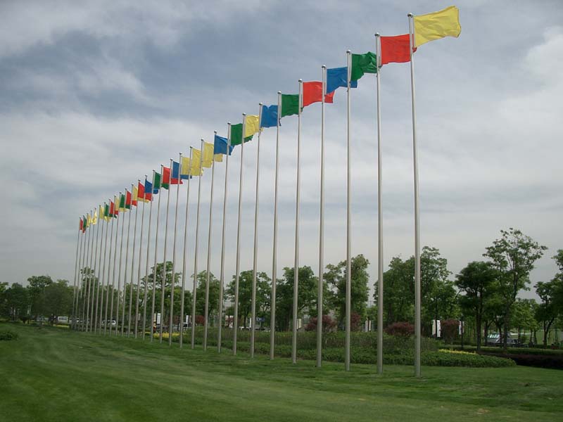 不銹鋼旗桿/不銹鋼鋼絲繩/不銹鋼半球/廣東宇航