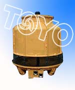 工業冷卻塔，玻璃鋼冷卻塔，圓形逆流式冷卻塔