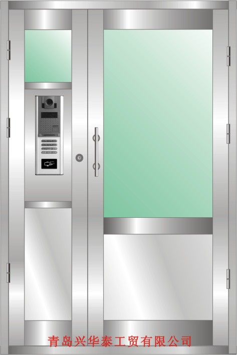 興華泰門業供應不銹鋼對講門