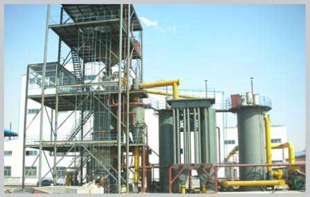 供給雙段式煤氣發生爐