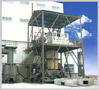 供給單段式煤氣發生爐