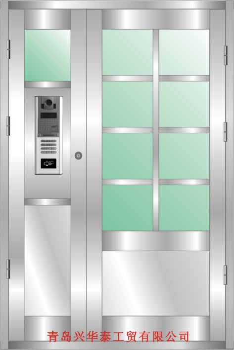 興華泰門業供應不銹鋼樓宇門