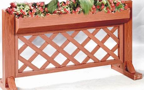 上海同跡新材料氟碳水印木紋鋁復古花壇系列