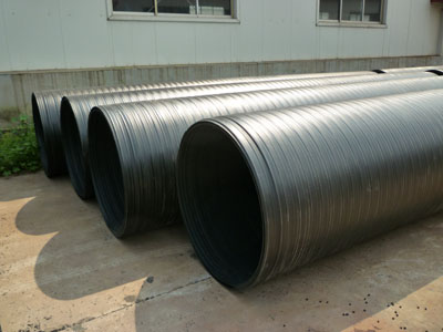 HDPE雙平壁鋼塑復合纏繞管