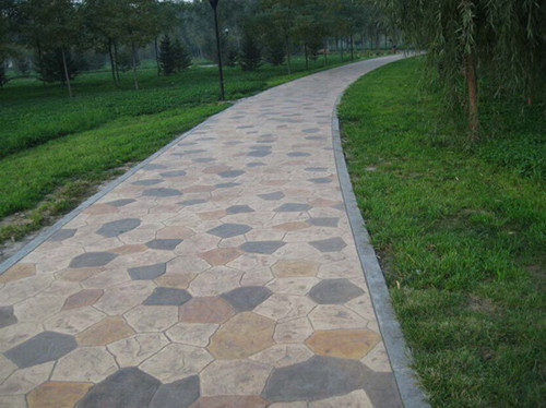 通州藝術地坪 通州彩色藝術地坪 通州彩色壓花地坪