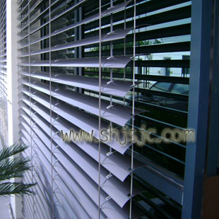 戶外電動遮陽百葉簾 戶外鋁合金遮陽百葉 建筑節能遮