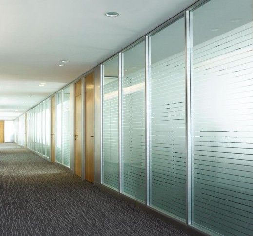 沈陽單層玻璃隔斷 80款電泳單層玻璃