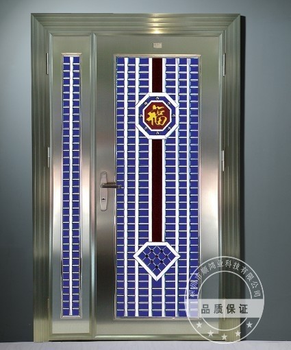 順鴻業門藝SHY-A2973鋼身無縫防盜門|防盜門供應商