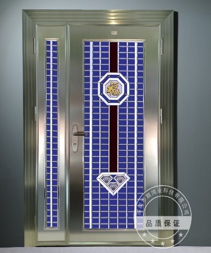 順鴻業門藝SHY-A2974鋼身無縫防盜門|防盜門供應商