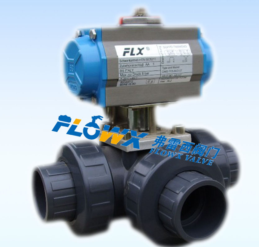 三通拋光氣動(dòng)球閥氣動(dòng)球閥 意大利進(jìn)口三通球閥