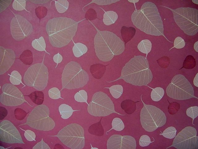 無紡樹葉墻紙，樹葉墻紙