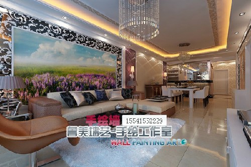 沈陽(yáng)壁畫，12月特價(jià)手繪壁畫 折上再送禮