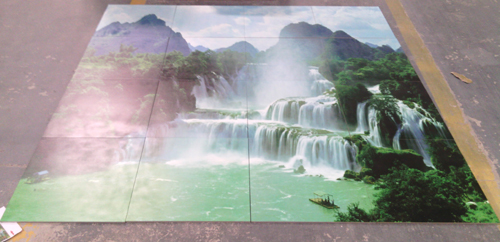 家裝工裝都適合 背景墻藝術(shù)瓷磚畫(huà),諾曼廠家供貨