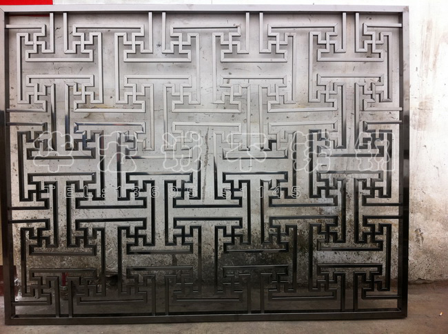 不銹鋼仿銅屏風花格