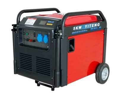 高檔超靜音5000W汽油發電機