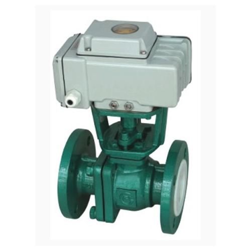 Q941F46電動襯氟球閥