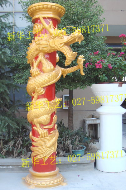 供應玻璃鋼盤龍柱模具 水泥龍柱