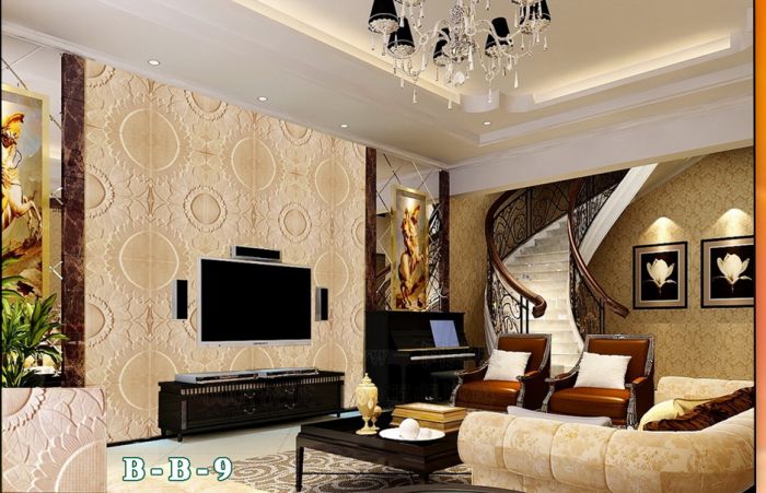 撫順市百瑞德背景墻效果13