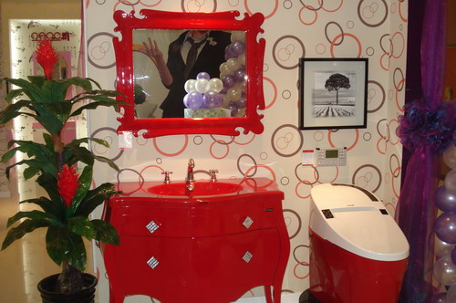 南希衛浴彩色亞克力按摩沖浪浴缸