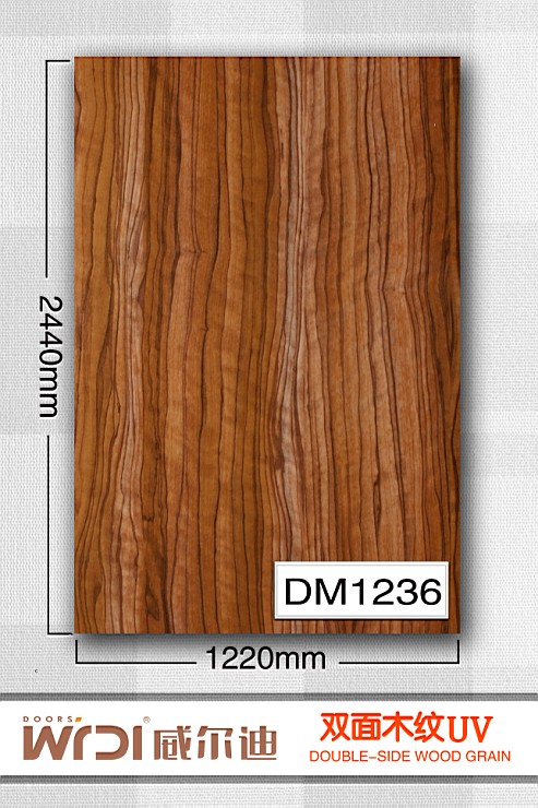 供應櫥柜門板雙面木紋UV板沈陽威爾迪