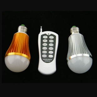 LED無(wú)線遙控RGB燈 遙控變色燈 RGB七彩燈