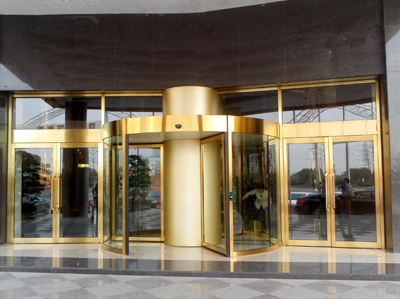 嘉樂豐華四翼電動圍柱旋轉門(豪華版/奢華版)