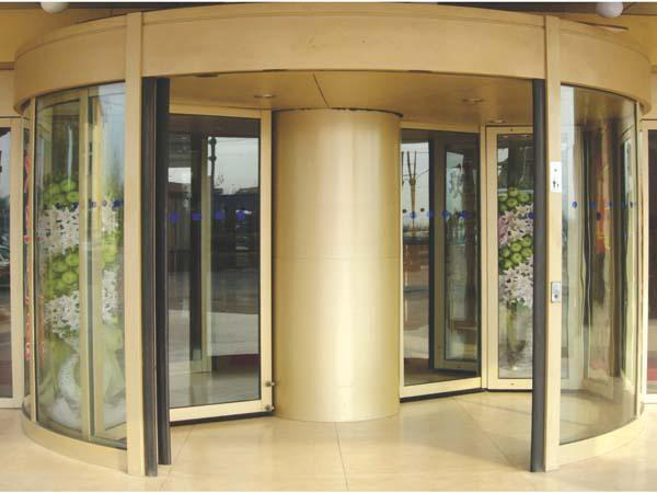 嘉樂豐華兩翼電動圍柱旋轉門(豪華版/奢華版)