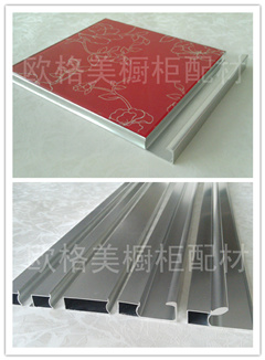 廠家供應晶鋼門新款鋁材隱框G型拉手