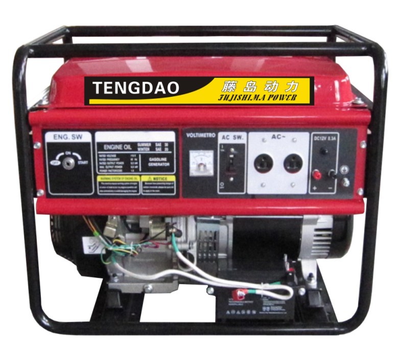 汽油發電機 5KW家用小型汽油發電機