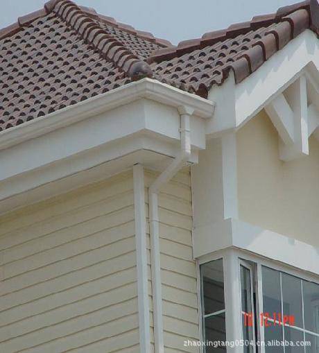 供應陜西安康pvc落水系統，彩鋁落水系統