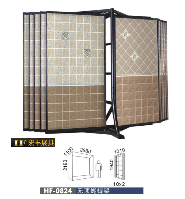 馬賽克展示架，瓷磚展架