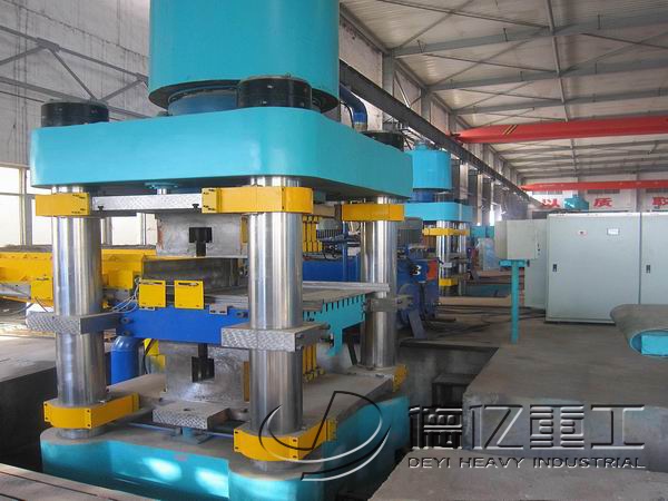 德億DYS430液壓磚機技術工藝特點