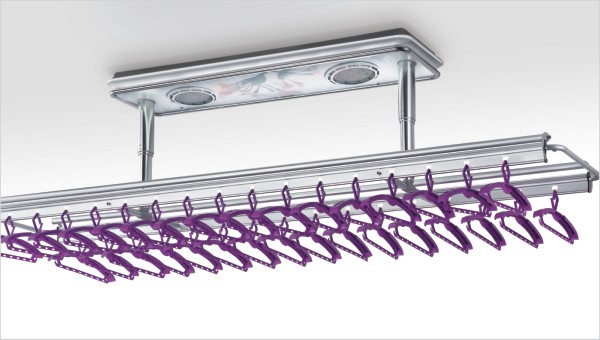 A博封閉式電動晾衣架