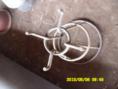 生產A型 B型Q235-A吸水喇叭口支架