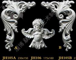 供應遼寧沈陽石膏裝飾材料東北石膏窗飾花角批發廠家