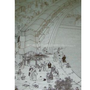 供應風景人物裝飾板（黑鈦鏡面彩板）