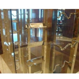 供應福建不銹鋼酒架加工，KTV酒架，酒吧酒架，會所