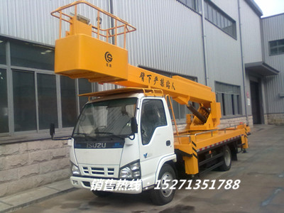 廈工楚勝新式五十鈴22米伸縮臂高空作業車