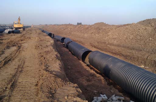 甘肅排水工程管，四川HDPE鋼塑復(fù)合纏繞排水管