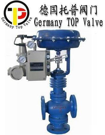 進口氣動薄膜三通調節閥