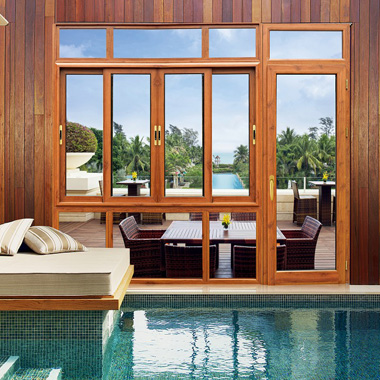 供應時丹利斷橋鋁合金平開門