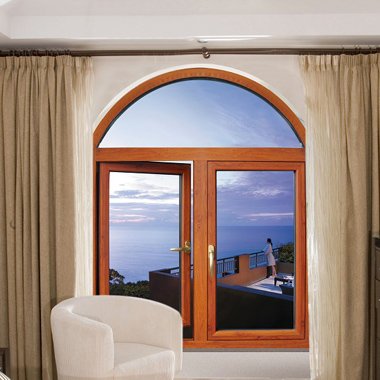 供應時丹利56系列斷橋鋁外開圓弧窗