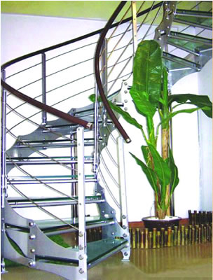 旋轉樓梯主要由什么組成