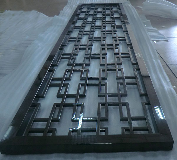 玫瑰金不銹鋼屏風,玫瑰金不銹鋼花格,玫瑰金不銹鋼隔斷