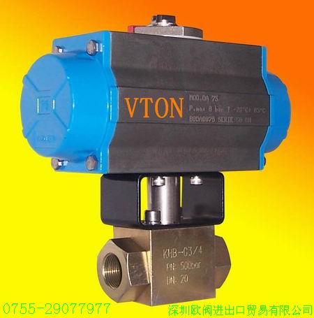 進口氣動高壓球閥特點  進口氣動高壓球閥結構圖