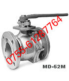 MD-52兩片式法蘭球閥，兩片式不銹鋼球閥