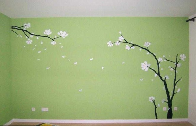 沈陽硅藻泥電視背景墻效果圖3