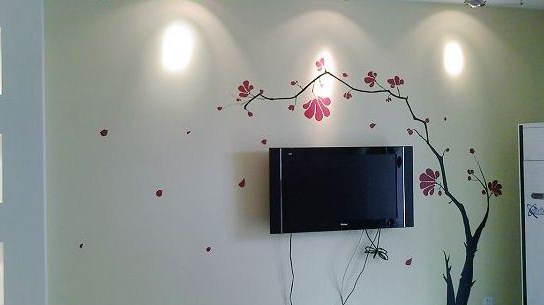 沈陽硅藻泥電視背景墻效果圖16