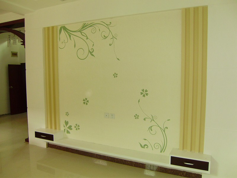 沈陽硅藻泥電視背景墻效果圖17